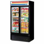 True 2 Section Glass Door Merchandising Freezers