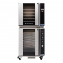 Moffat E32T5/P8M 28-7/8" Turbofan Full-Size Touch Screen/Electric Convection Oven With Porcelain Oven Chamber On P8M 8 Tray Proofer/Holding Cabinet, 208V or 220-240V