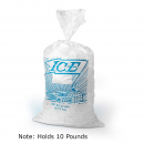 EK-Z-H12PMET Printed Ice Bag 10 LB Capacity