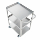 Empura E-CART-1628-KD 16 1/4" x 28 2/5" x 33" Stainless Steel Cart