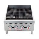 Empura ECB-24 24" Heavy Duty Stainless Steel Gas Charbroiler, 80,000 BTU