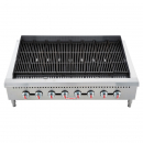 Empura ECB-48 48" Heavy Duty Stainless Steel Gas Charbroiler, 160,000 BTU