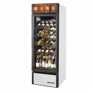 True GDM-23W-HC~TSL01 27" White Glass Door Refrigerated Wine Merchandiser - 23 cu. ft.