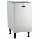 Scotsman HST16-A Stainless Steel 16 1/2" Wide Cabinet-Style Ice Machine Stand With Reversible Locking Door For Meridian HID312 Ice And Water Dispenser