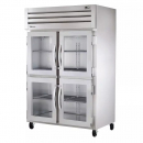 True STG2H-4HG Specification Series Two Section Reach In Heated Holding Cabinet with Glass Half Doors