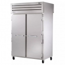 True STG2RPT-2S-2S-HC 53" Spec Series Pass-Thru 2-Section Refrigerator With 2 Solid Doors On Front And 2 Solid Doors On Rear, Aluminum Interior And PVC Wire Shelves With Hydrocarbon Refrigerant, 115 Volts