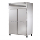 True STR2DT-2S Specification Series 52" Two Section Solid Door Dual Temperature Reach In Combination Refrigerator / Freezer