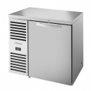 True TBR36-RISZ1-L-S-S-1 Stainless Steel 36" Solid Door Back Bar Refrigerator with LED Interior Lighting