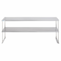 Empura E-DOS-1872 18" x 72" x 32" Stainless Steel Double Deck Overshelf