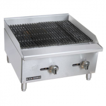 Empura E-ECTC-24/NG 24" Countertop Radiant Heat Charbroiler with Manual Controls