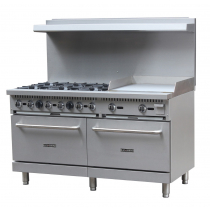 Empura E-GR-6024GB/NG 60" Range with Griddle and Broiler, 276,000 BTU