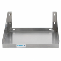 Empura E-MS-2424 Stainless Steel 24" x 24" Wall Mount Microwave Shelf