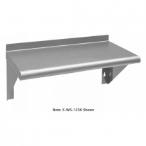 Empura E-WS-1636 16" x 36" Stainless Steel Wall Mount Shelf