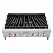 Empura ECB-48 48" Heavy Duty Stainless Steel Gas Charbroiler, 160,000 BTU