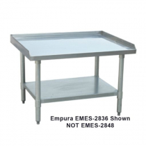 Empura EM-ES-2848 48" x 28" Stainless Steel Equipment Stand With Galvanized Steel Undershelf