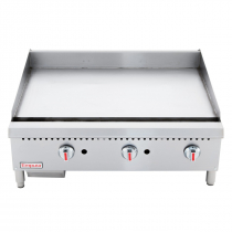 Empura EMG-36 36" Steel Griddle with 3 Burners, 90,000 BTU