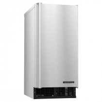 Hoshizaki AM-50BAJ-AD Undercounter ADA Compliant Air-Cooled 14 7/8" Wide Top Hat Style Full Cube 55 lb/24 hr Ice Production Ice Machine With 22 lb Storage Capacity, 115V