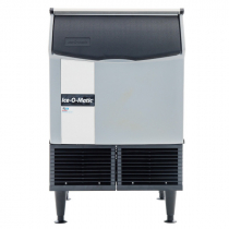 Ice-O-Matic ICEU150HW 24.54" Water Cooled Undercounter Half Cube Ice Machine - 180 lb.