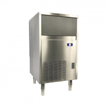 Manitowoc USP0100 CrystalCraft Undercounter 19" Wide 100 lb/24 hr Ice Production Self-Contained Air-Cooled Condenser CrystalCraft Square Cube Ice Machine With 38 lb Storage Bin, 115V