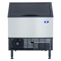 Manitowoc UYF0310W NEO 30" Undercounter Water Cooled Half Size Dice Cube Ice Machine 100 lb. Bin - 293 lb.