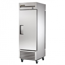 True T-23PT-HC 27" T Series Pass-Thru 1-Section Refrigerator With 1 Solid Swing Door On Front And Rear, Aluminum Interior And 3 PVC Coated Shelves, 115 Volts