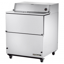 True TMC-34-S-HC 34" One Sided Milk Cooler with Stainless Steel Exterior and Aluminum Interior