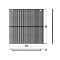 Empura W0402194 Coated Wire Shelf Middle Shelf for ETM-72 and ETM-72F Refrigeration