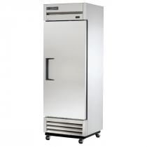 True T-19-HC 27" T Series Reach-In 1-Section Refrigerator With 1 Solid Swing Door With Aluminum Interior And 3 PVC Coated Shelves, 115 Volts