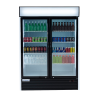 Empura EGM-50W 52.4" White Swing Glass Door Merchandiser Refrigerator With 2 Doors, 50 Cubic Ft, 115 Volts