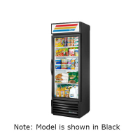 True GDM-19T-HC~TSL01 27" White Glass Door Merchandiser with LED Lighting - 115V