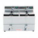 Empura E-DF-12L/2 50 lb. Dual Tank Electric Countertop Fryer - 208V