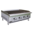 Empura E-ECTC-48/NG 48" Countertop Radiant Heat Charbroiler with Manual Controls - 120,000 BTU