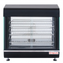 Empura E-HD-26 26" Self Service 3 Shelf Countertop Heated Display Warmer with Sliding Doors - 110V, 1500W