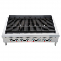 Empura ECB-48 48" Heavy Duty Stainless Steel Gas Charbroiler, 160,000 BTU