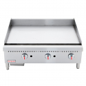 Empura EMG-36 36" Steel Griddle with 3 Burners, 90,000 BTU