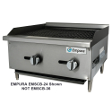 Empura EMSCB-36 36" Medium Duty Gas Charbroiler, 84,000 BTU