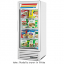 True GDM-12F-HC~TSL01 24-7/8" Black Glass Door Merchandiser Freezer with LED Lighting - 115V