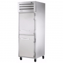 True STR1R-2HS-HC 27.5" Spec Series Reach-In 1-Section Refrigerator With 2 Solid Half Doors, Stainless Steel Interior And 1 Interior Kit With Hydrocarbon Refrigerant, 115 Volts